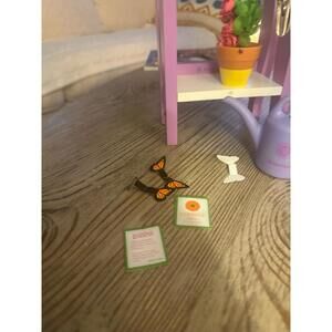 American Girl Sunshine Gardening Bench Retired Item